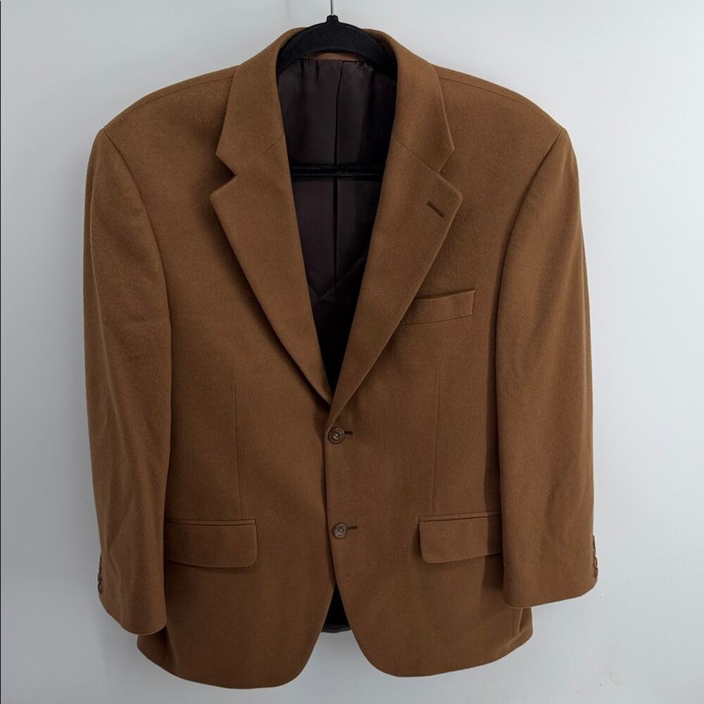 S. Cohen Prestige 100% Italian Cashmere two button double vent sport coat blazer